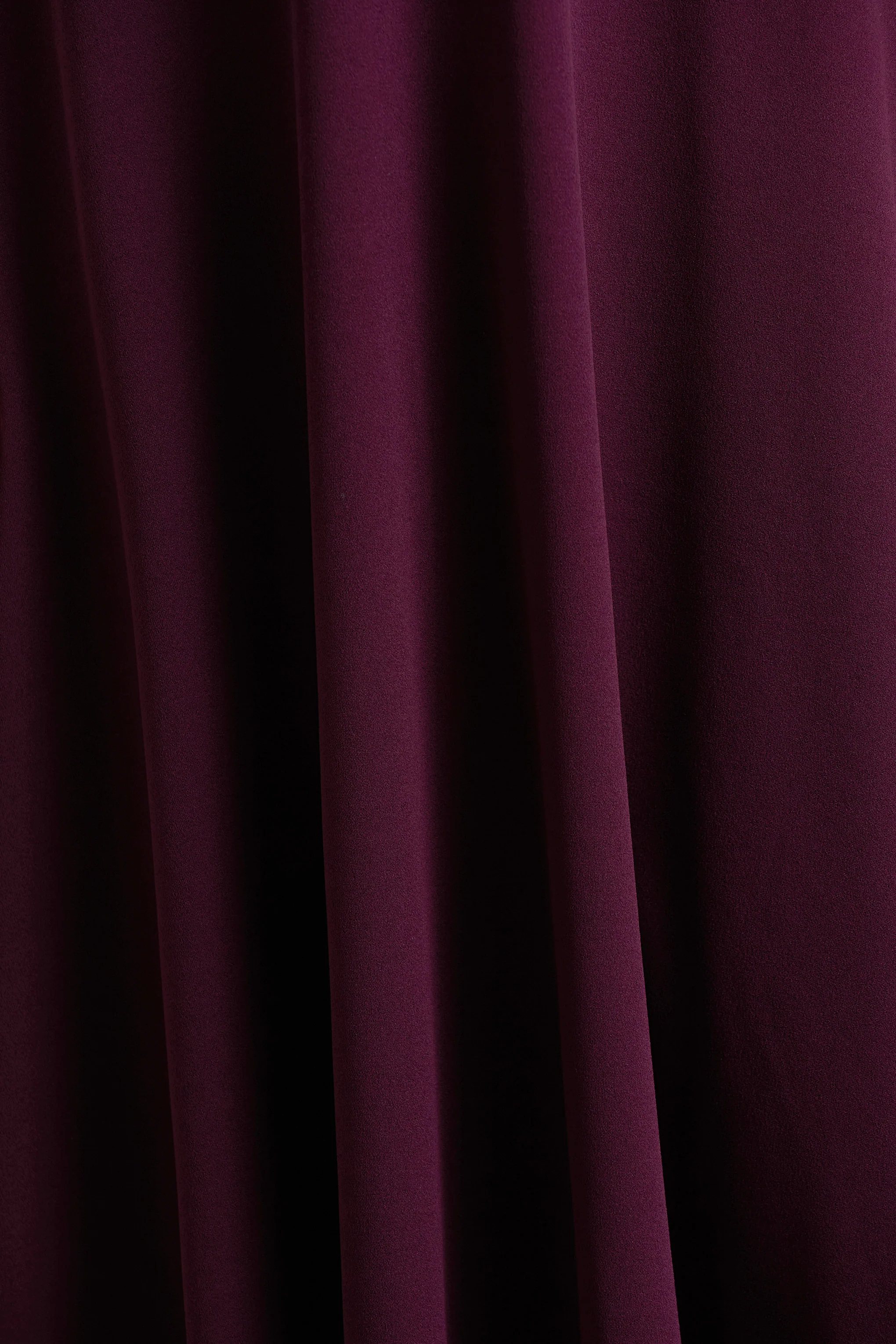 Andromeda | Burgundy Sweetheart-Neck Midi Dress - Image 6