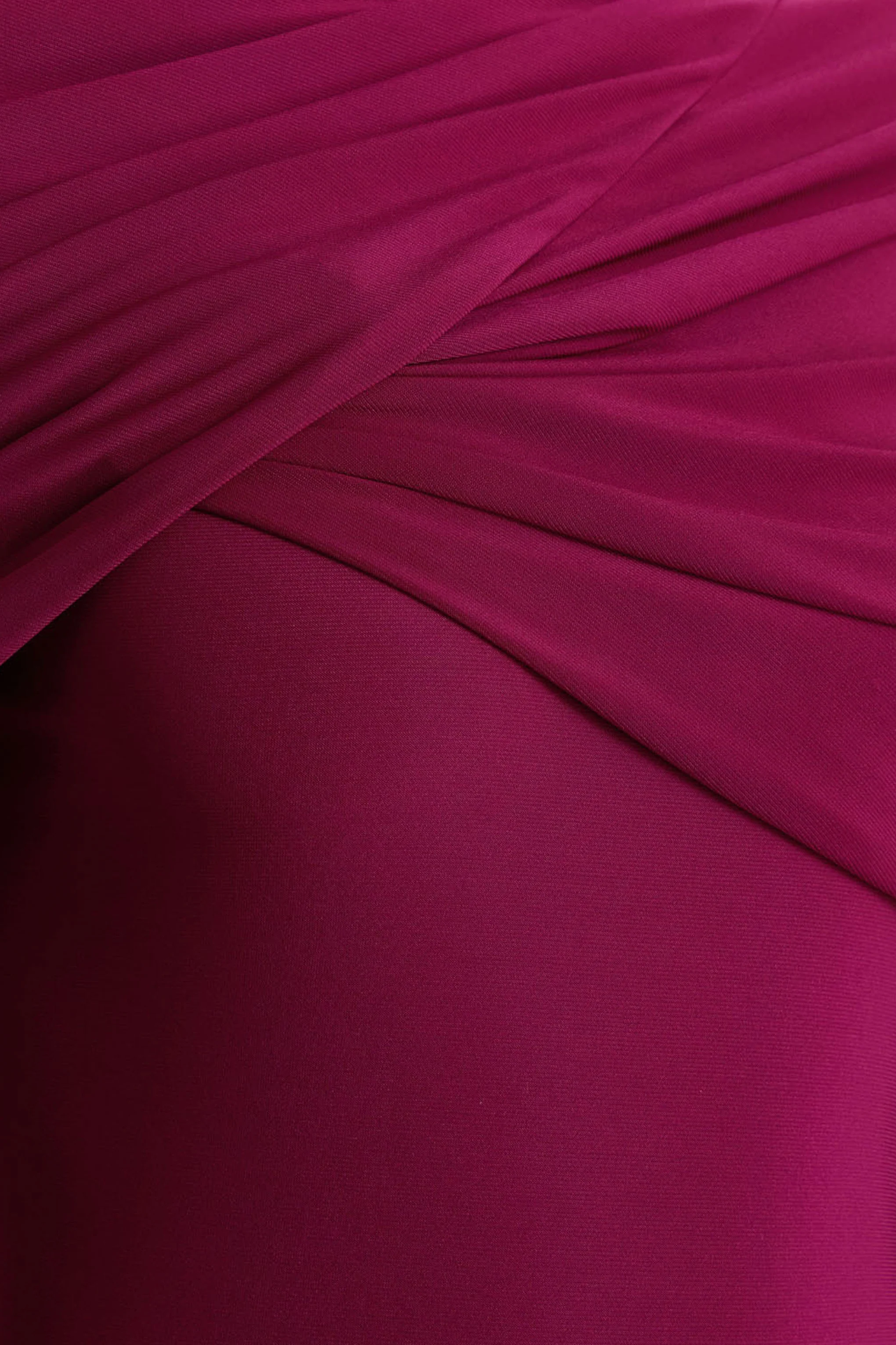 Aneira | Burgundy High-Neck Maxi Dress With Cape Sleeves - Image 6
