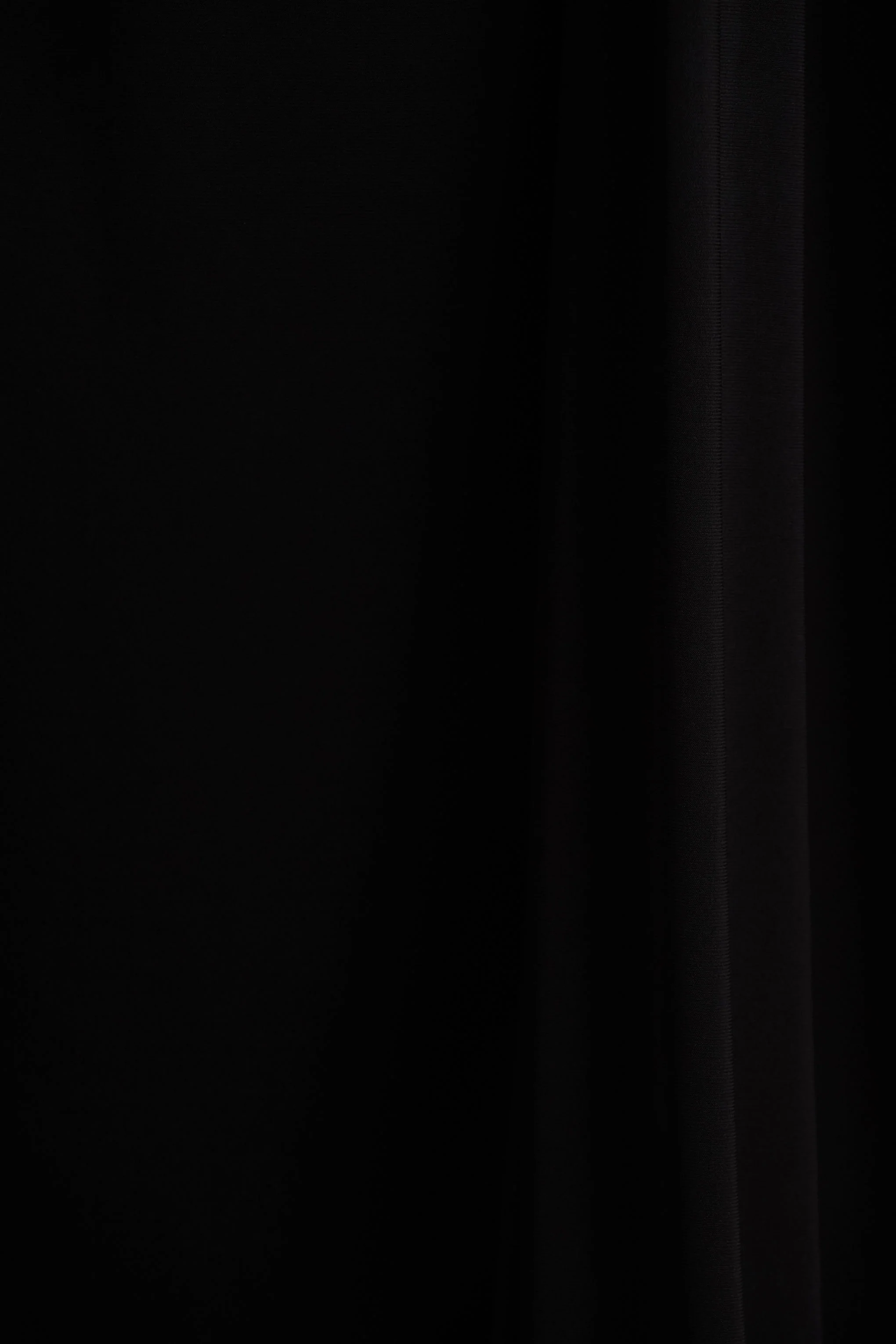 Bonnie | Black Asymmetric-Neck Maxi Dress With Open-Back - Image 8