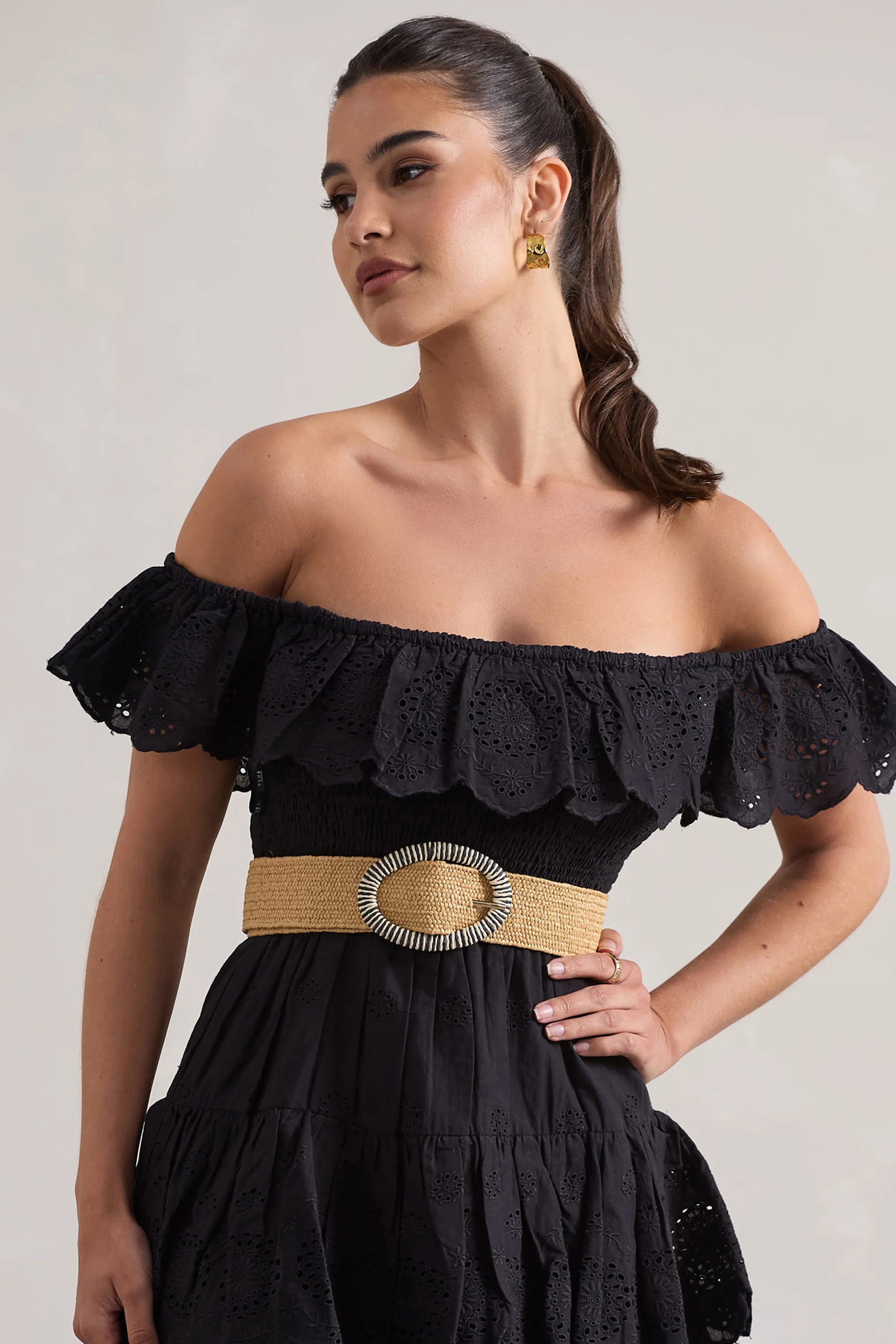 Campora | Beige Natural Woven Belt - Image 5