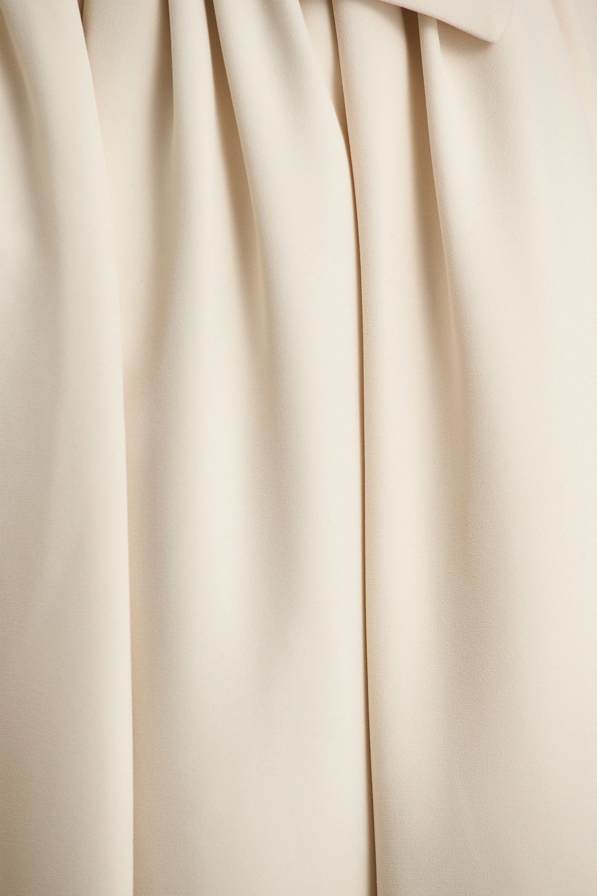 Candice | Cream Bandeau Volume Midi Dress With Back Bow Detail - Image 12