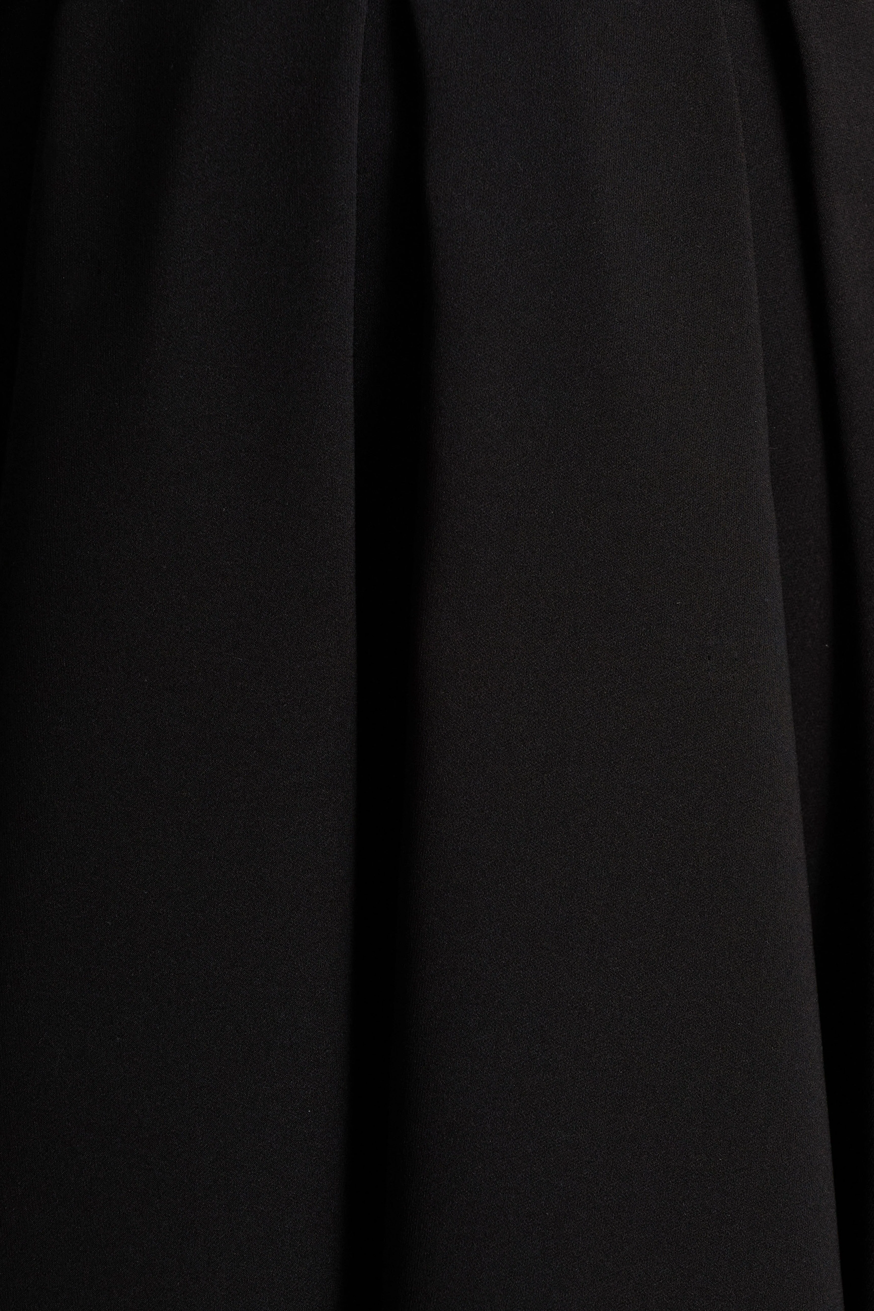 Cosima | Black Bardot-Neck Midi Dress - Image 6