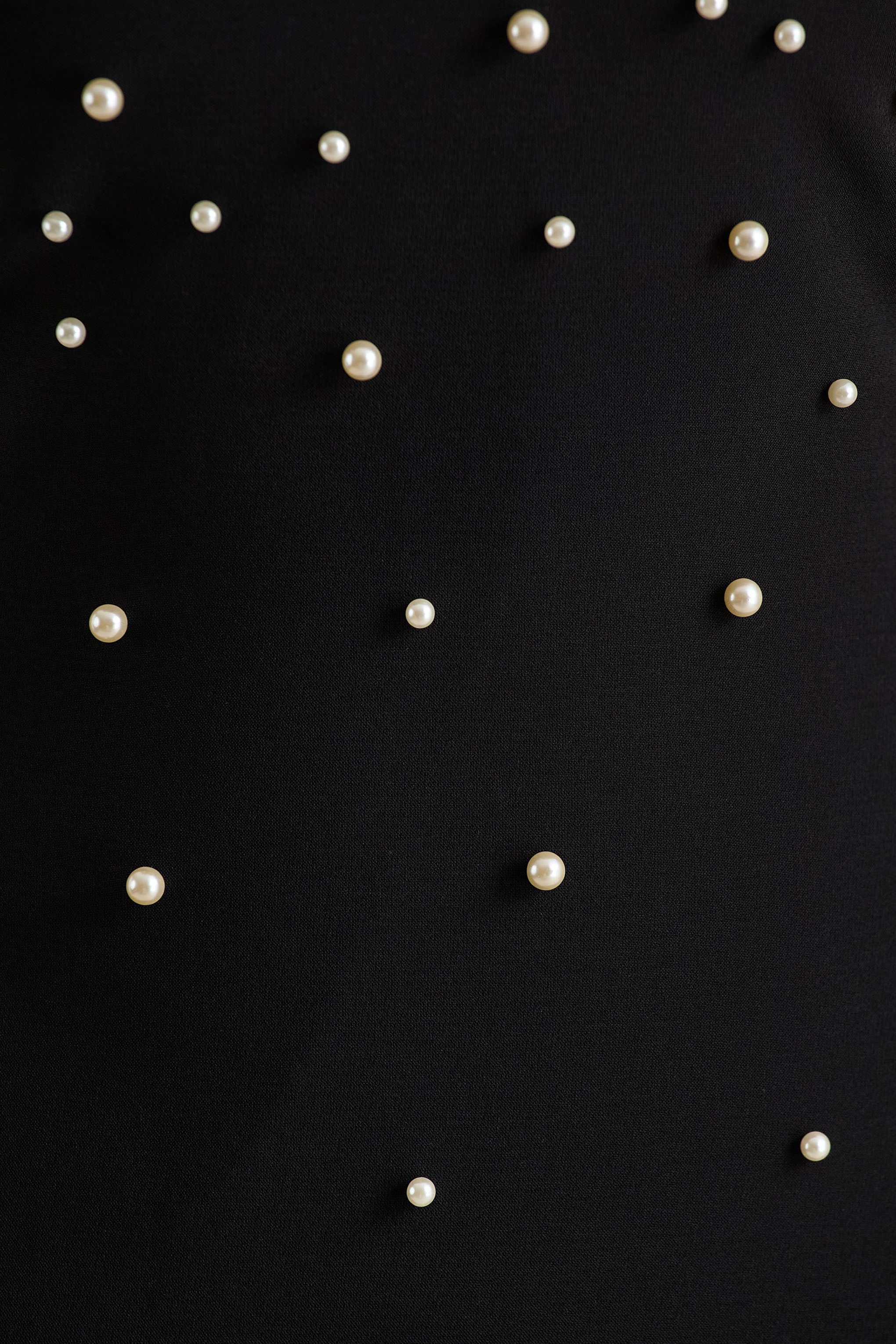 Dani | Black Hand-Embellished Halter-Neck Maxi Dress - Image 6