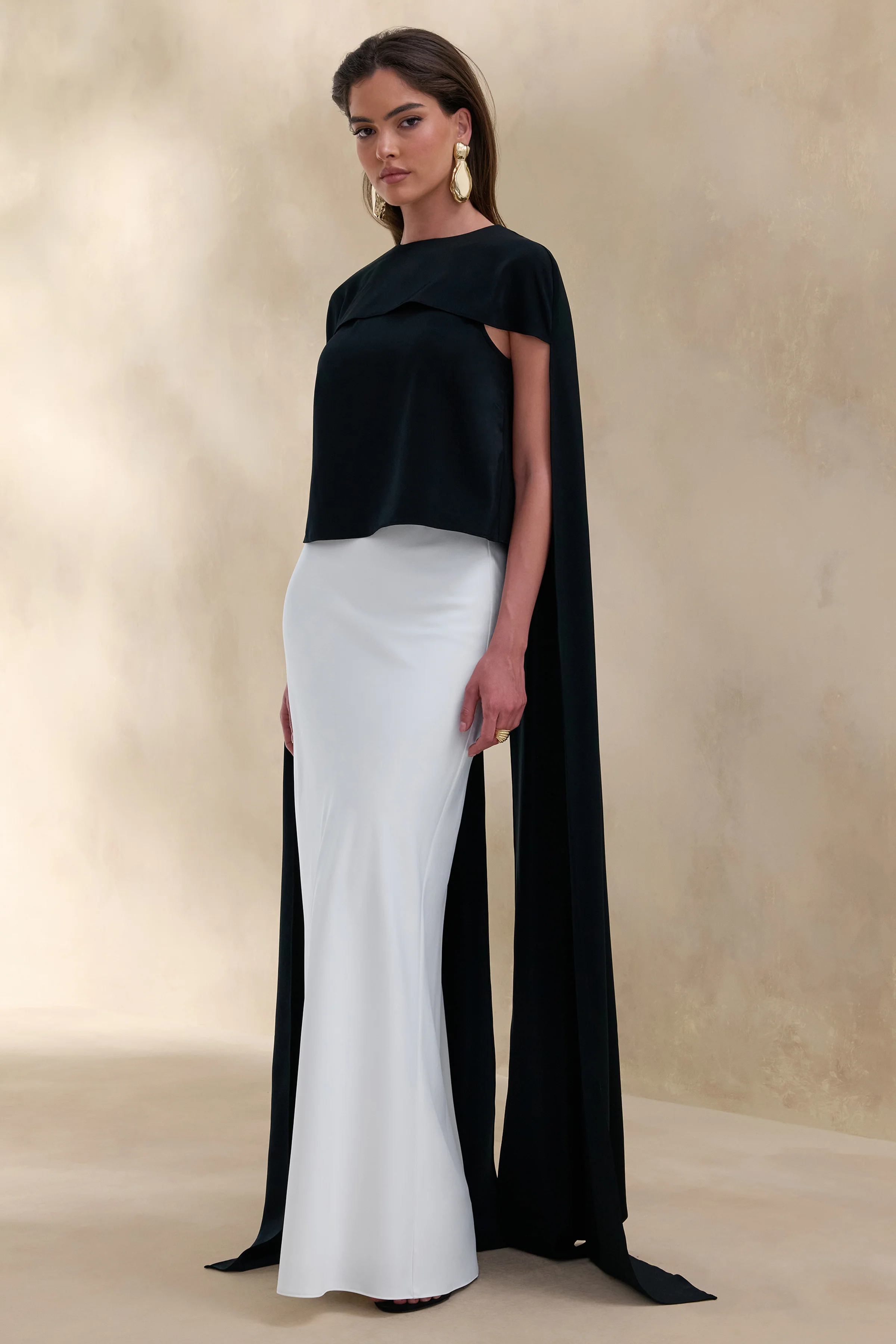 Iveta | White Satin Maxi-Skirt - Image 6