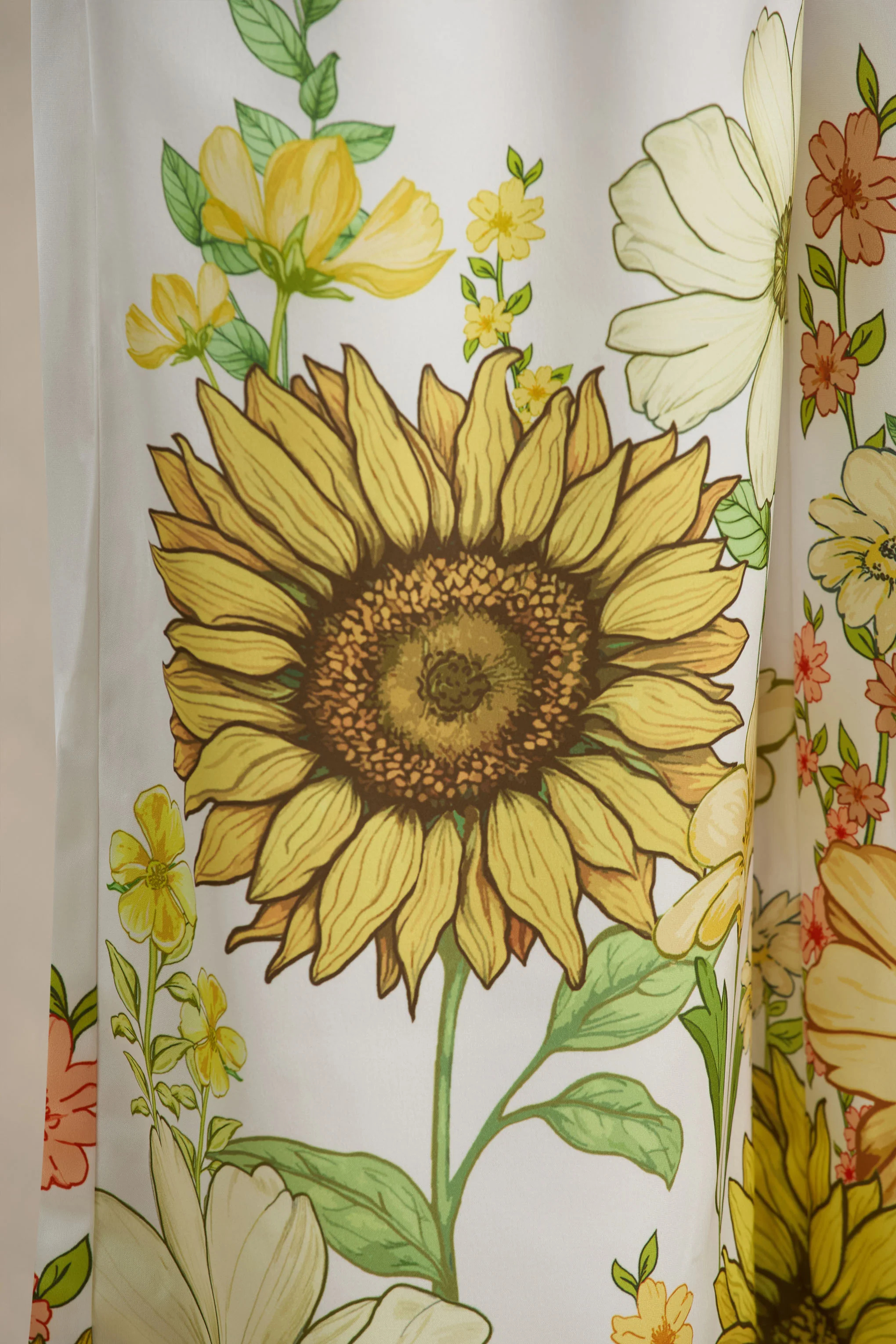 Louise | Sunflower Print Wide-Leg Trousers - Image 7