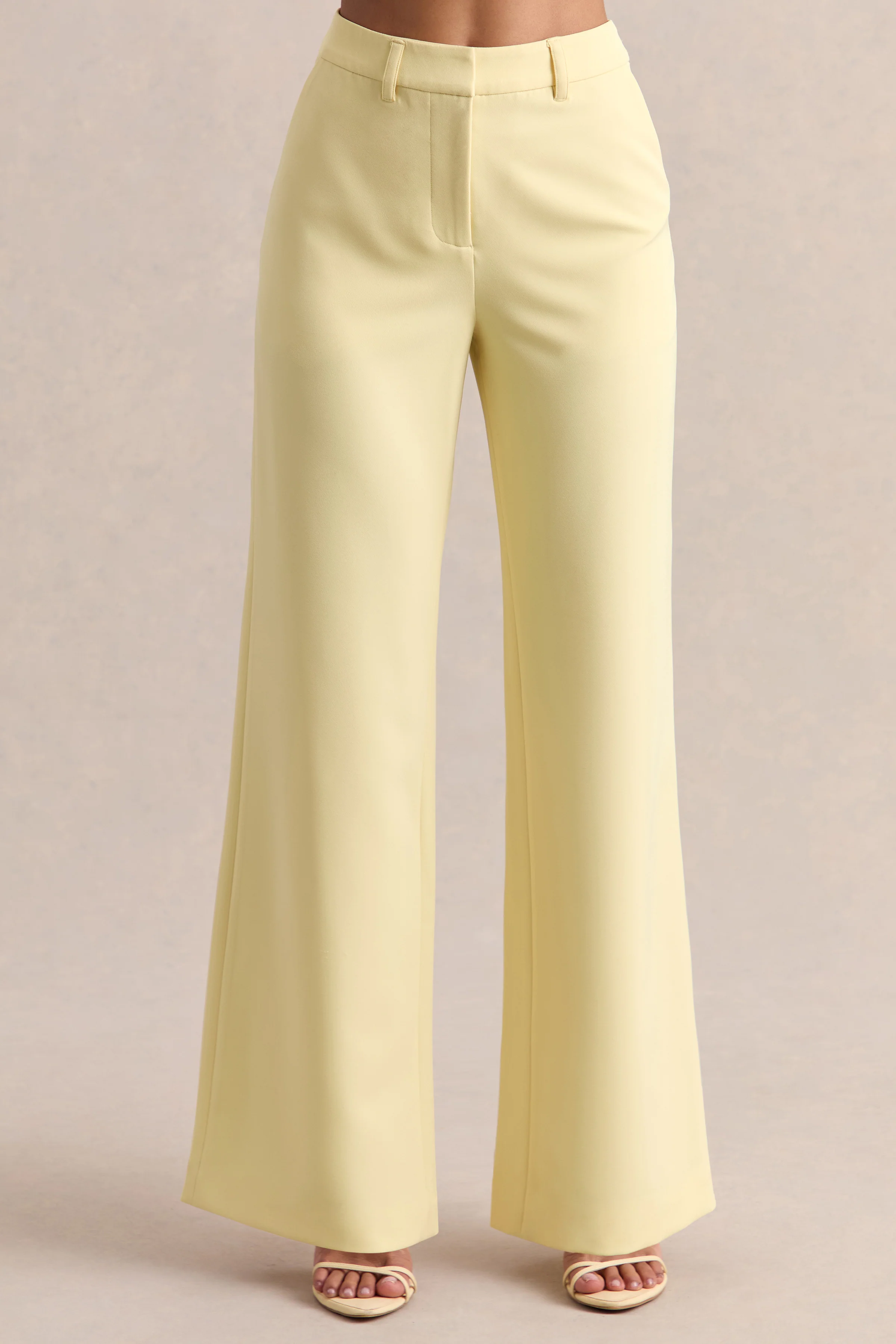 Malou | Lemon Tailored Trousers - Image 3