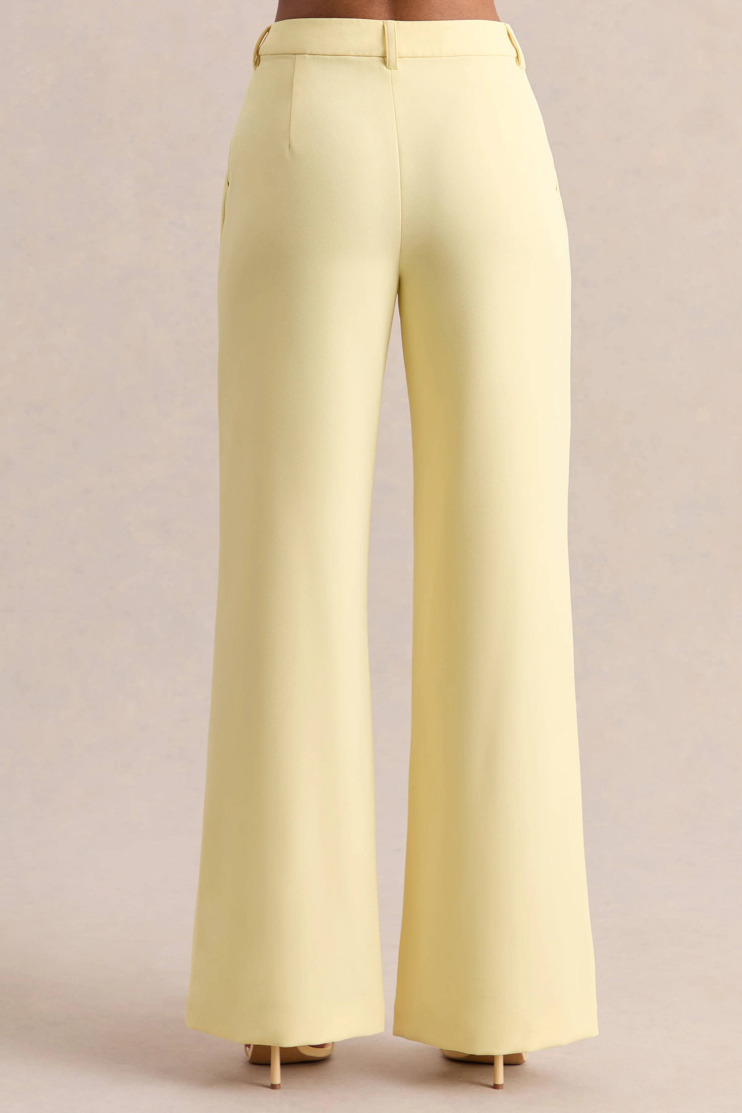 Malou | Lemon Tailored Trousers - Image 4