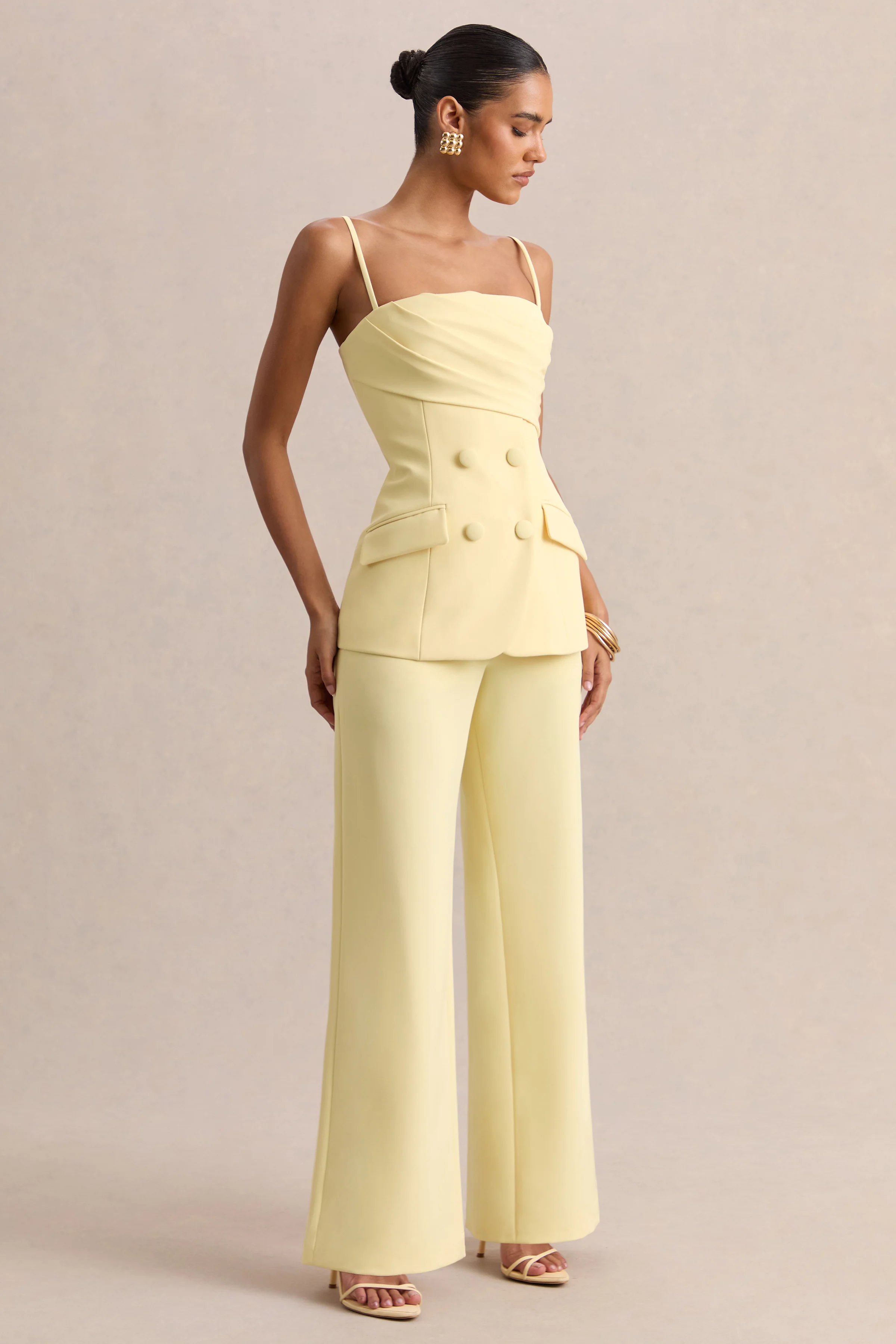 Malou | Lemon Tailored Trousers - Image 5