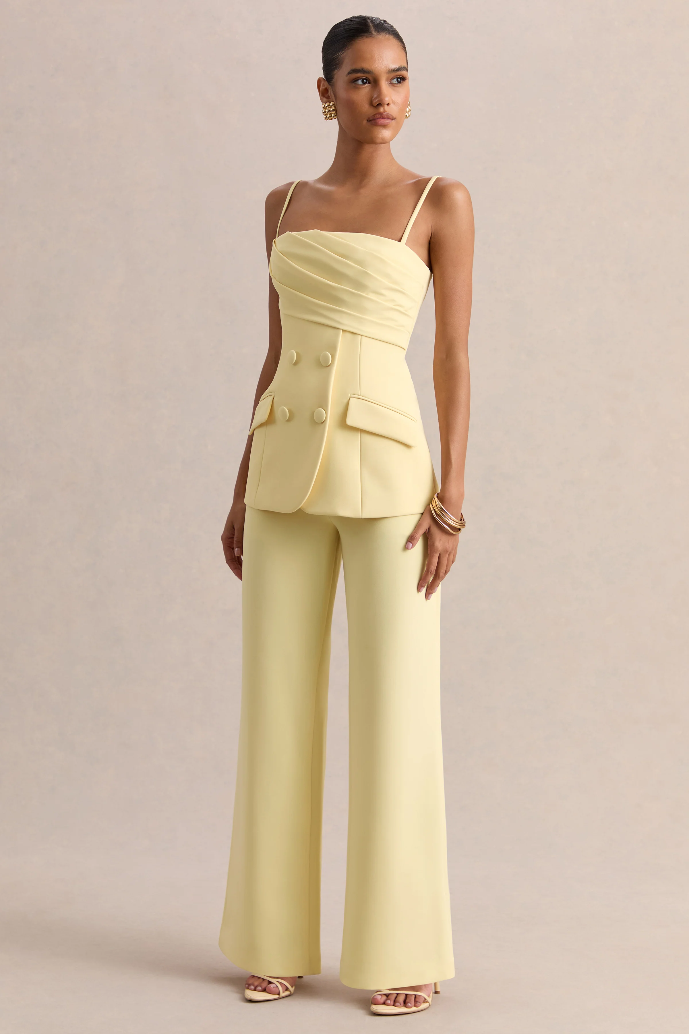 Malou | Lemon Tailored Trousers - Image 6