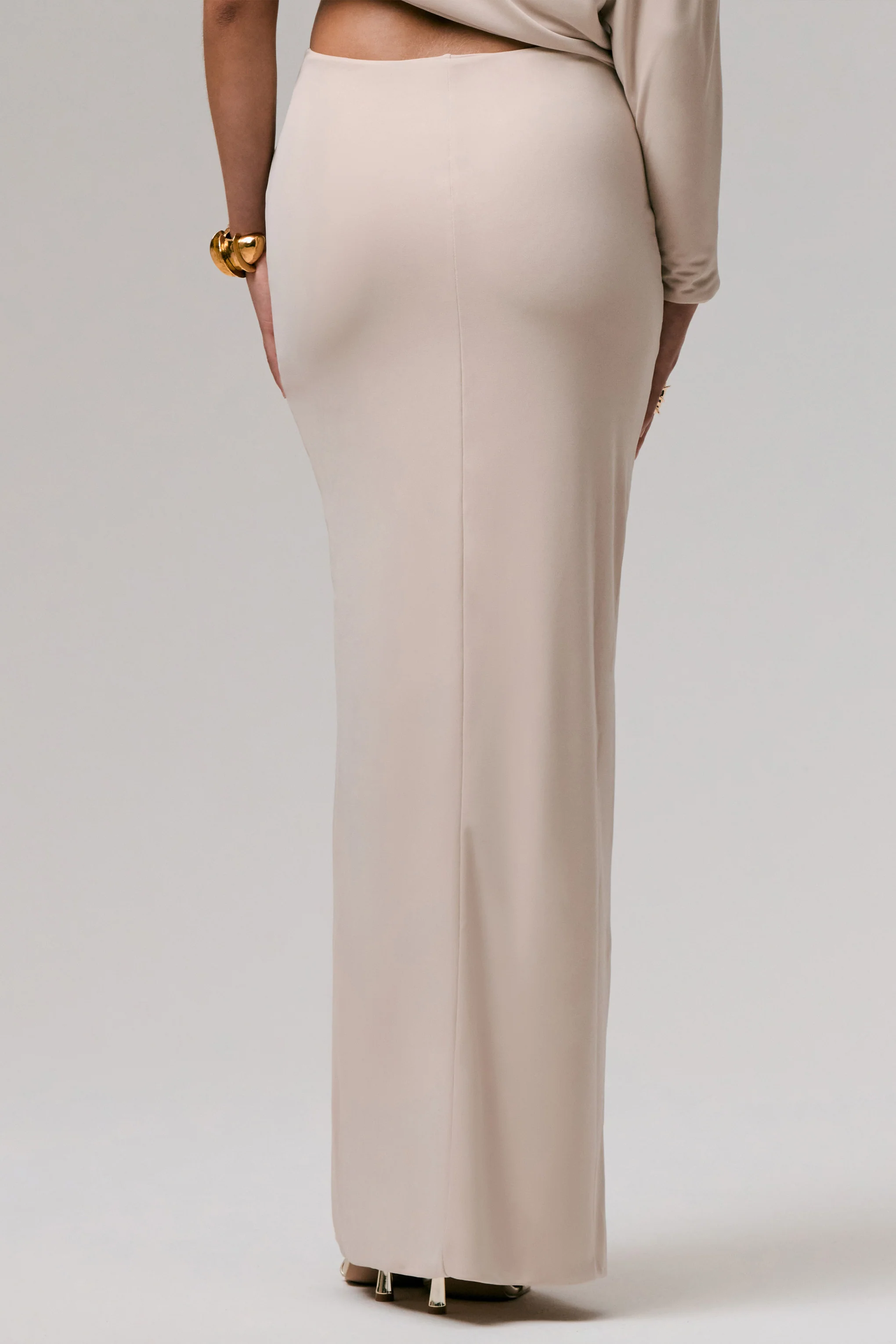 Marlena | Stone Twisted Split Maxi Skirt - Image 4