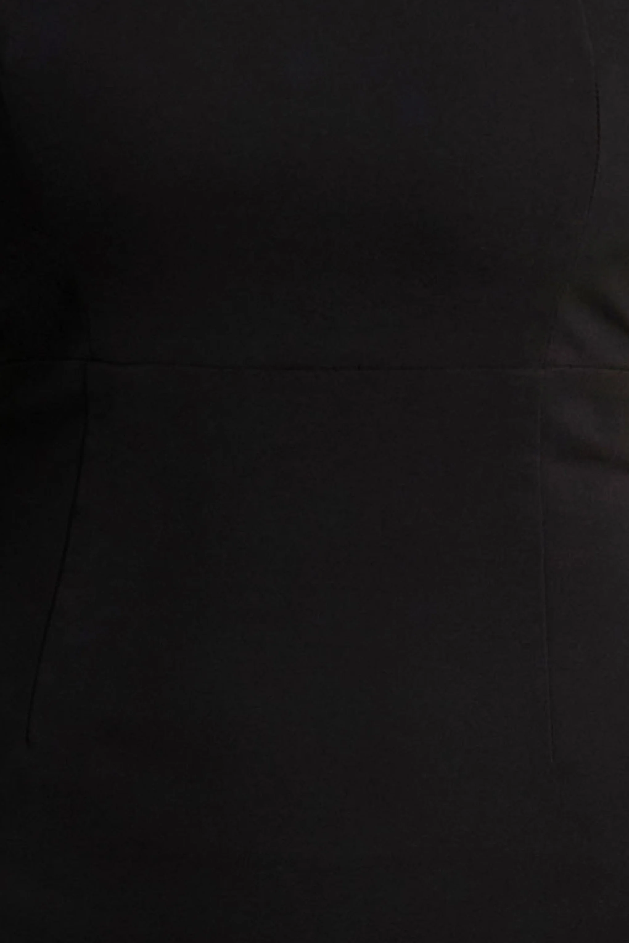 Retreat | Black Square-Neck Maxi Dress With Satin Puff-Sleeves - Image 6