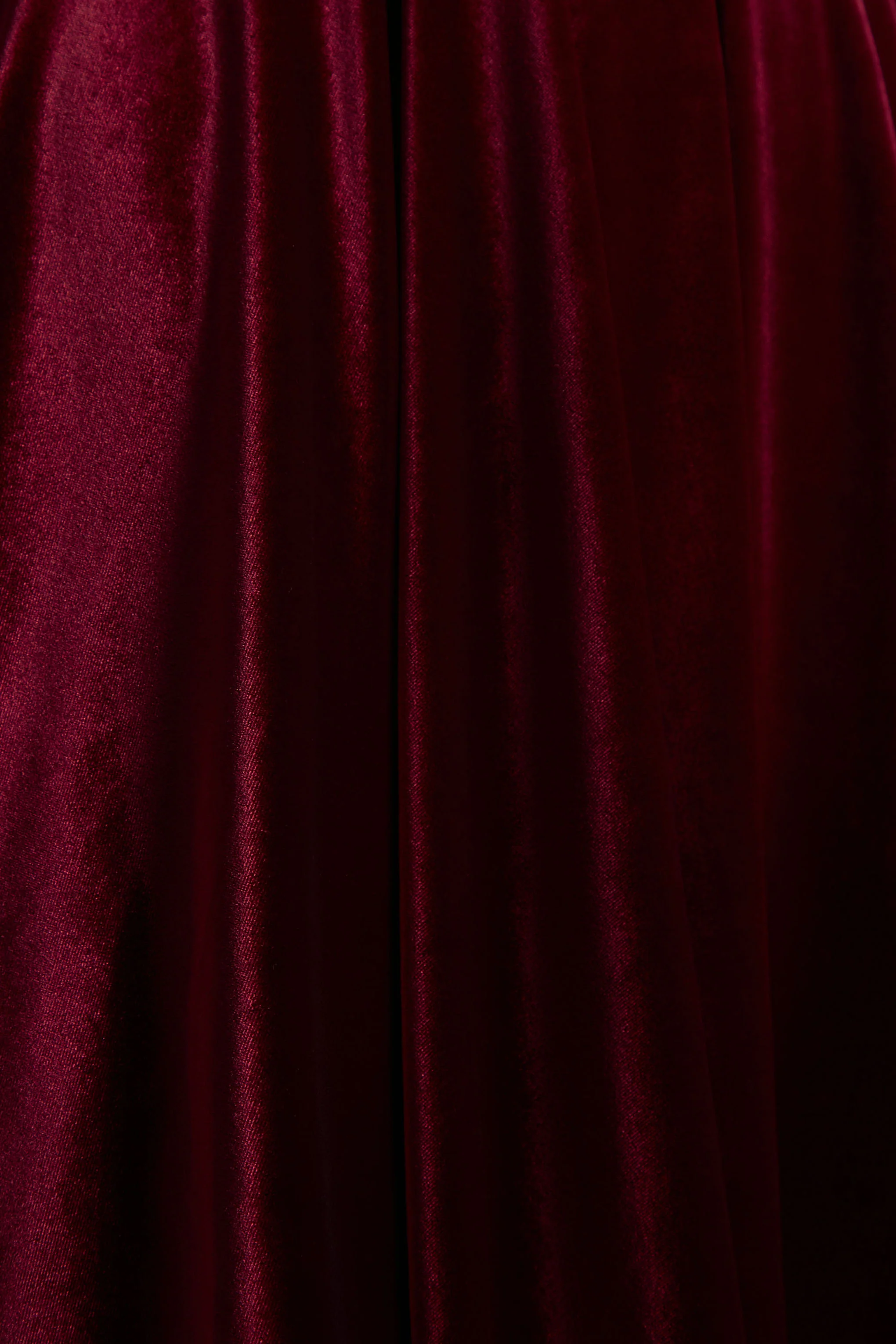 Roxanne | Burgundy Velvet Square-Neck Mini Dress - Image 6
