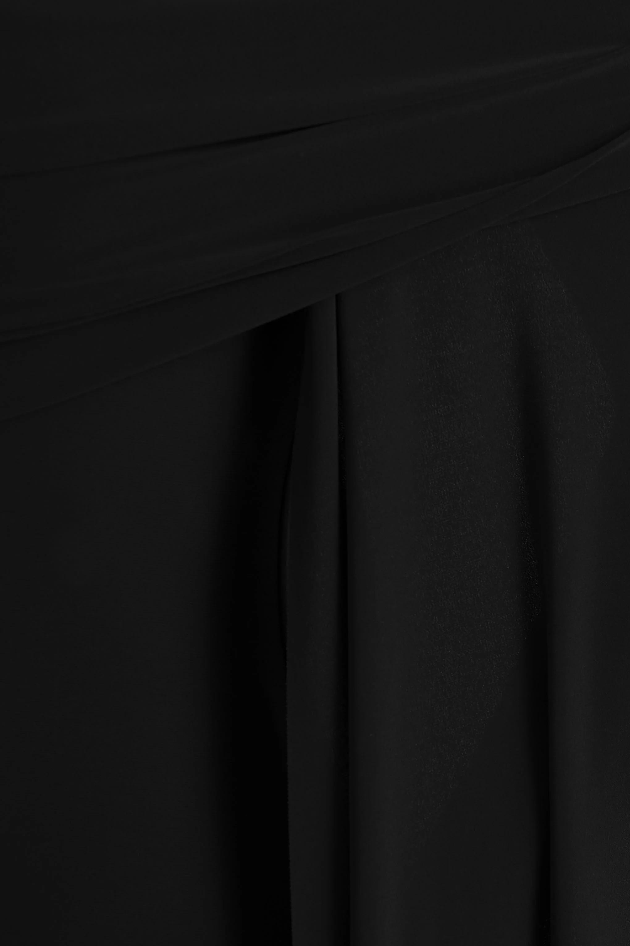 Saffina | Black Bardot-Neck Maxi Dress With Sash Detail - Image 6