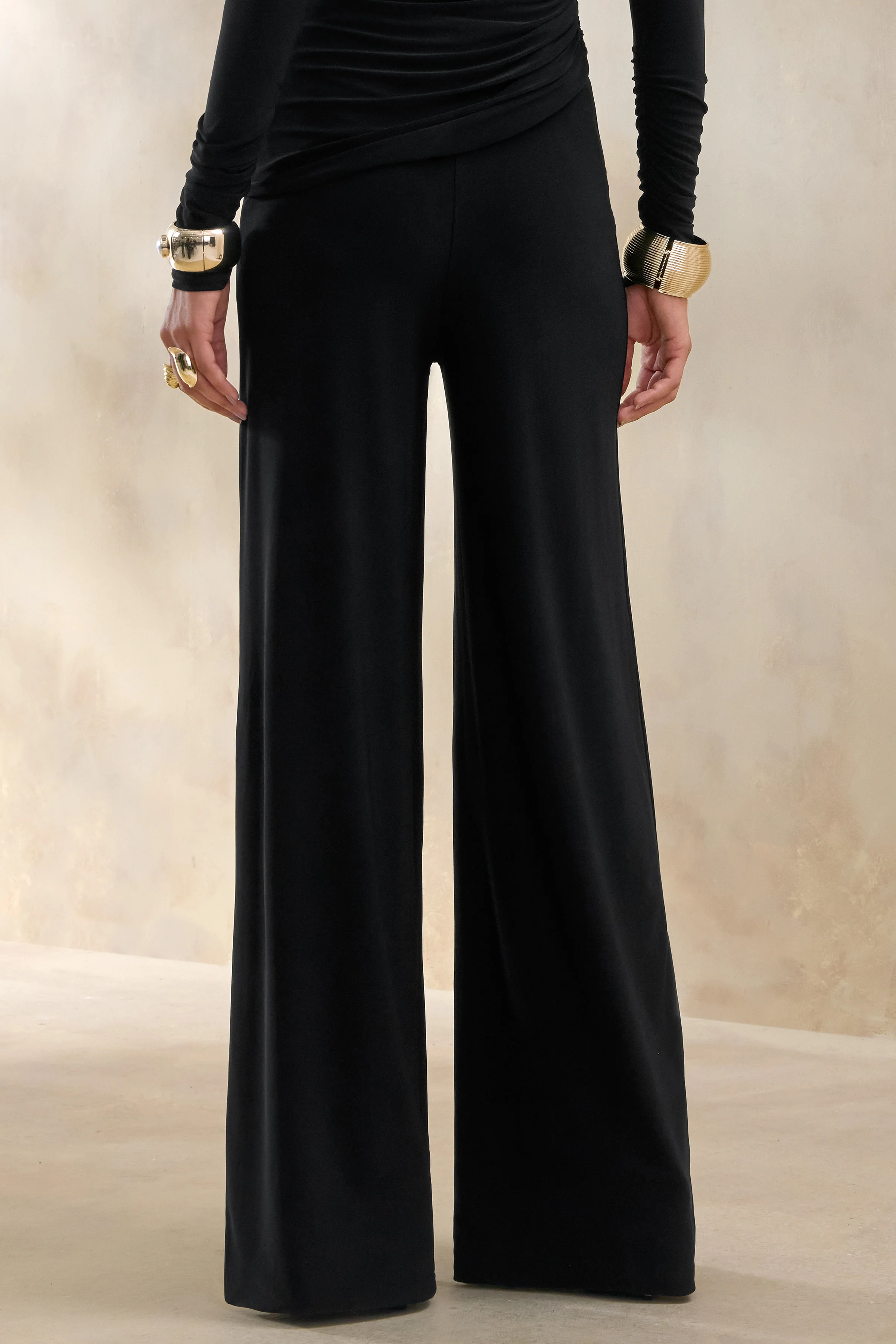 Safirra | Black Wide-Leg Trouser - Image 4