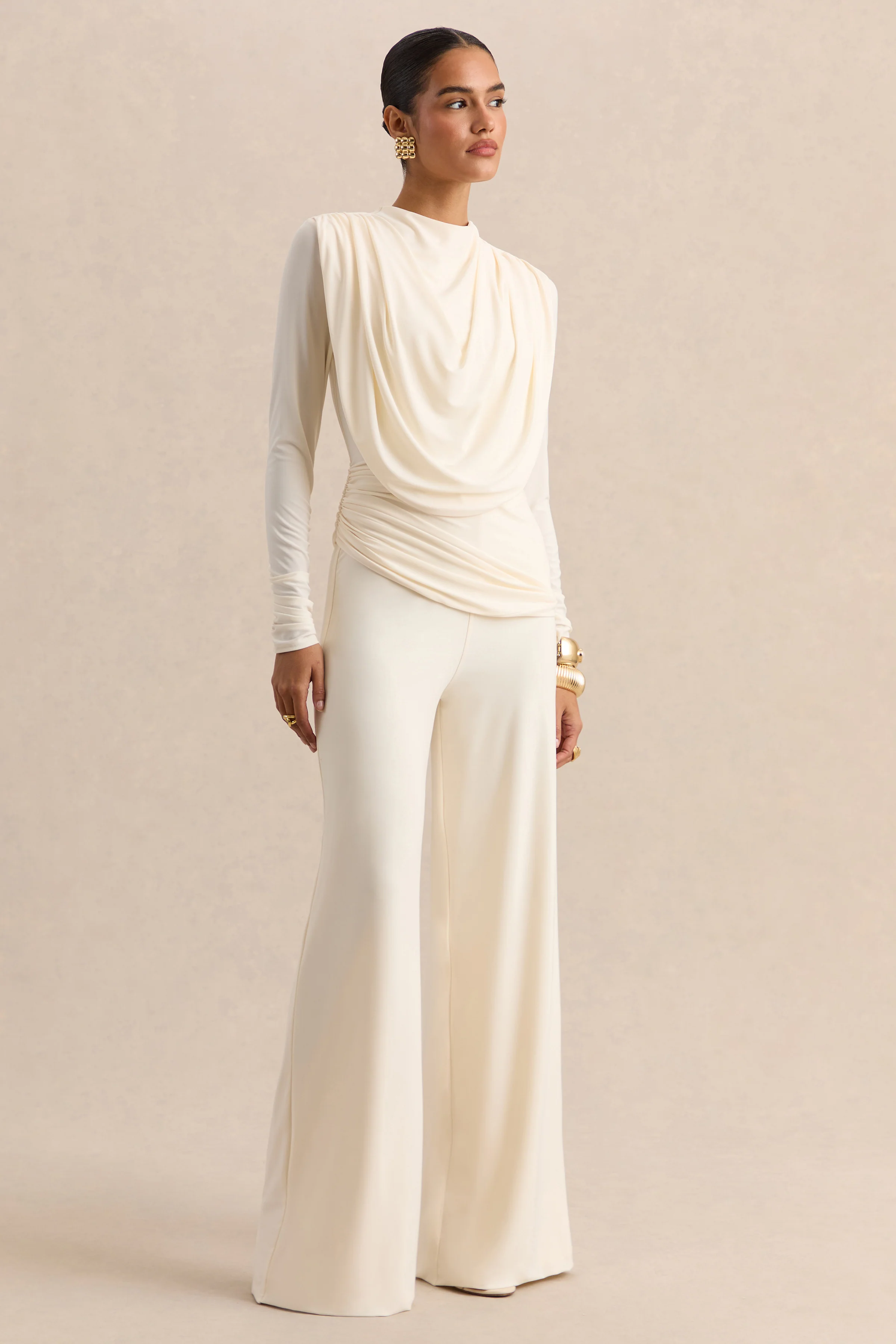 Safirra | White Wide-Leg Trouser - Image 6