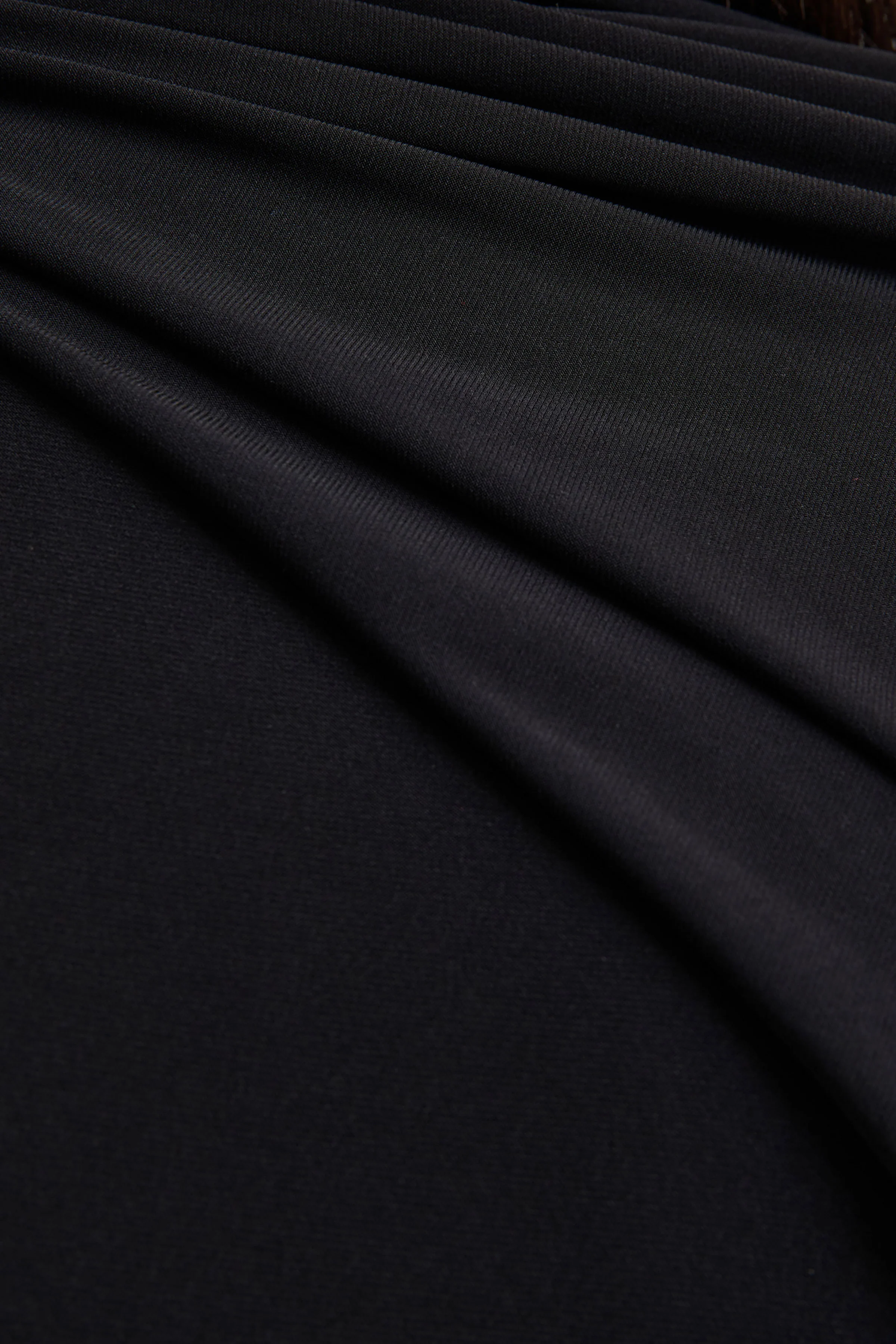 Seema | Black High-Neck Jumpsuit With Cape - Image 6