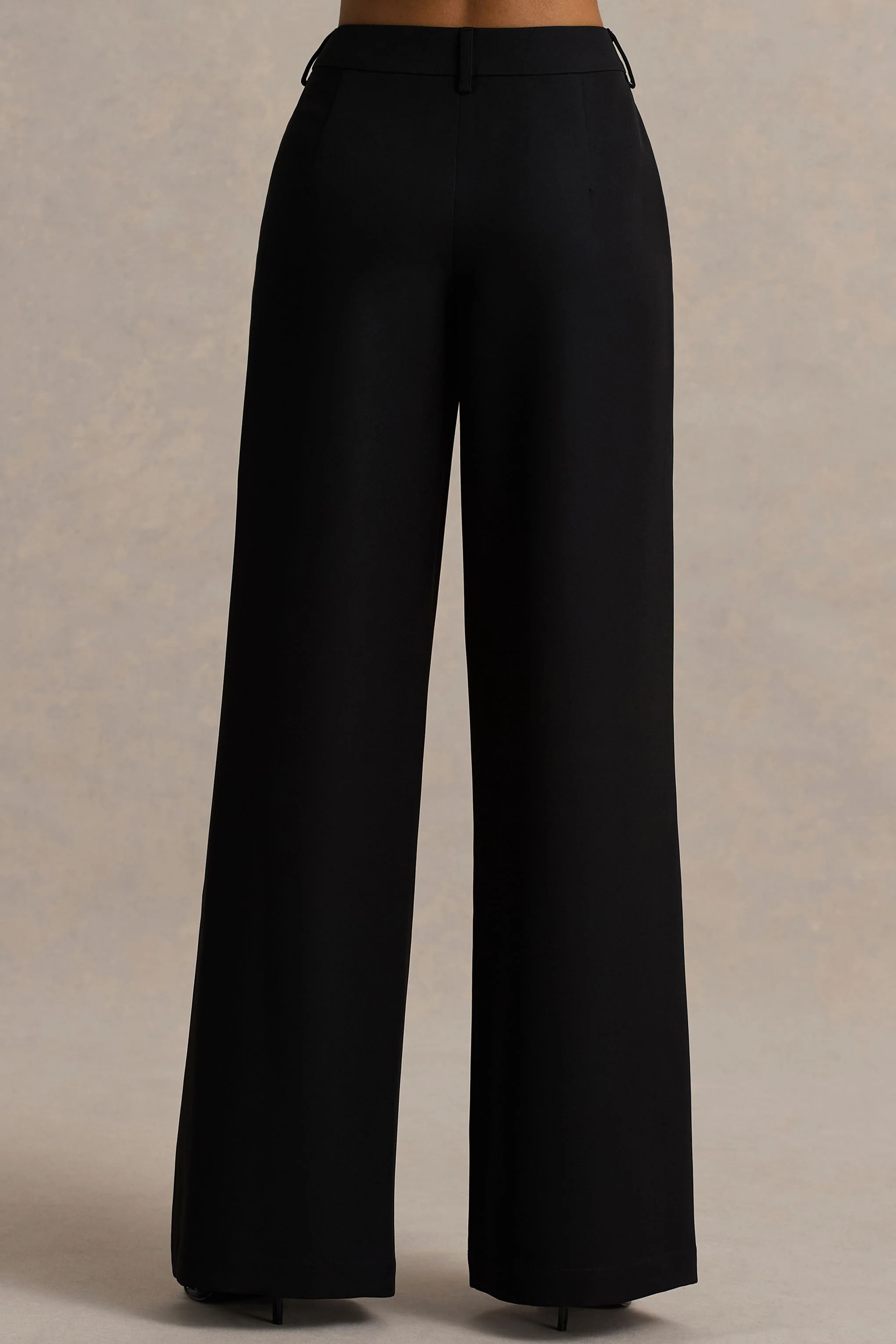 Silvia | Black Straight-Leg Trousers - Image 5