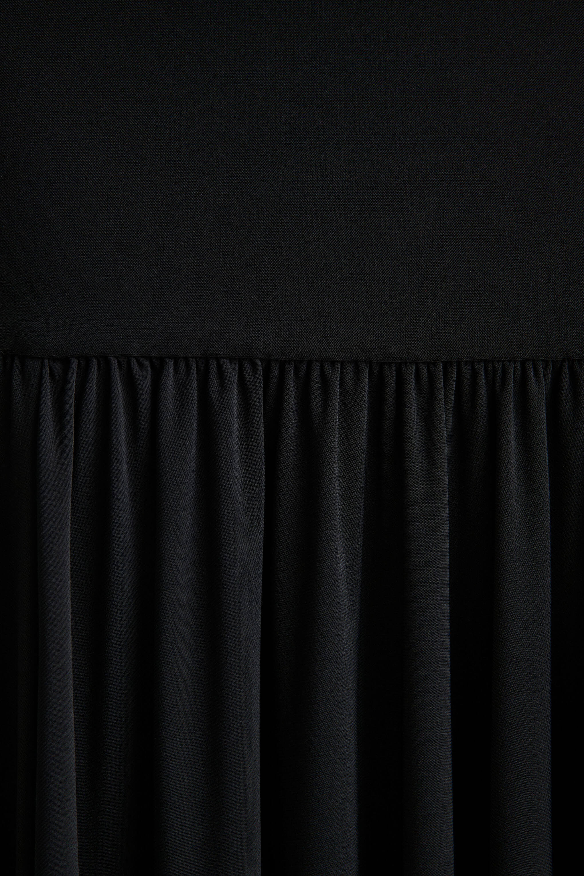 Tasmin | Black High-Neck Maxi Dress With Drop-Waist - Image 6